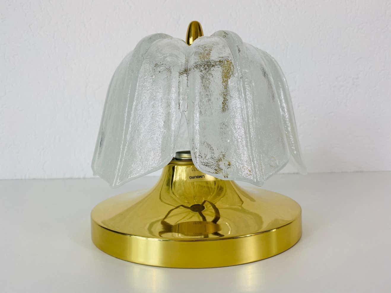 Crystal Glass Round Flushmount By Glashütte Limburg, 1960s, Germany photo furniture
