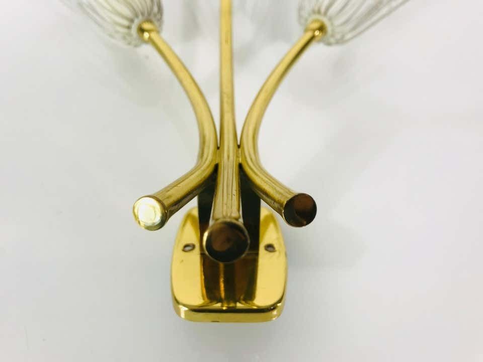 Pair Of Midcentury Brass Sconces By Emil Stejnar For Rupert Nikoll, 1960s photo buy