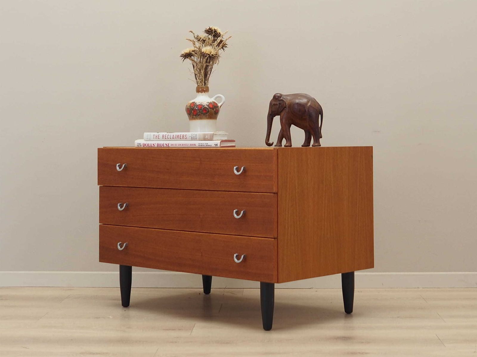 Teak Chest Of Drawers, Scandinavian Design, 1970s, Manufacture: æjm Møbler photo for sale