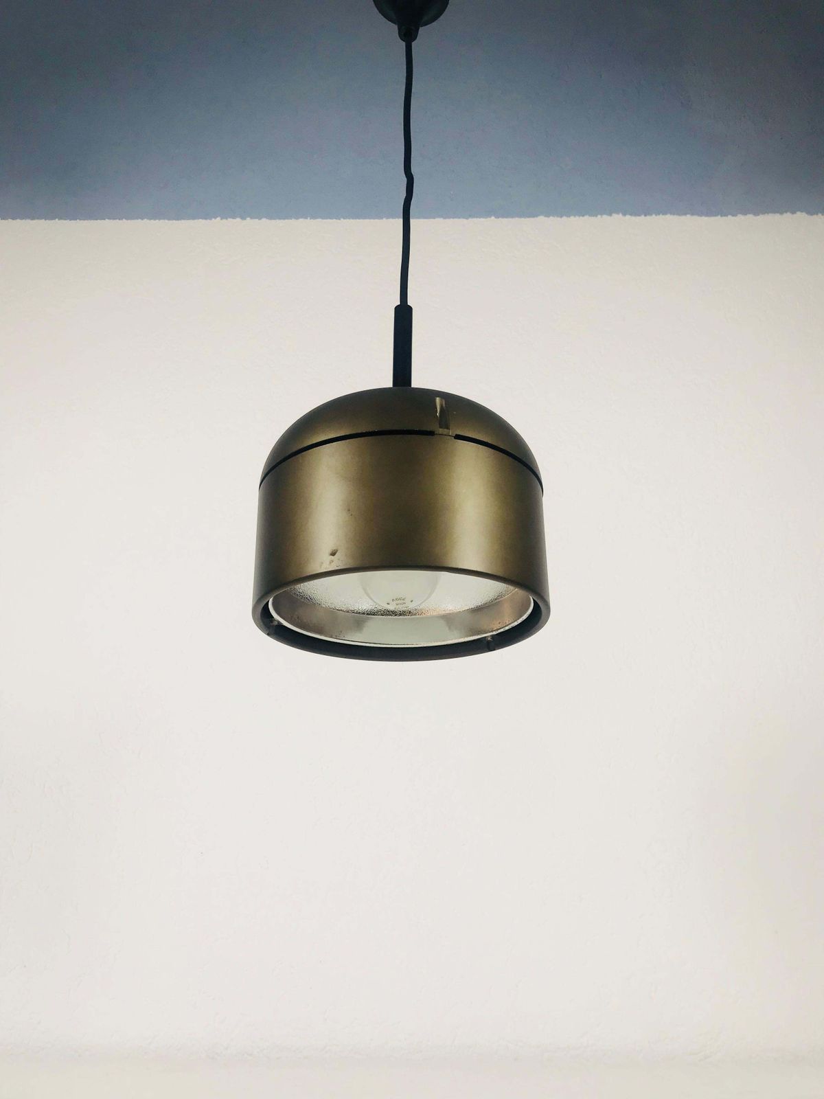 Staff Brown Hanging Lamp 1970s Germany photo Lighting
