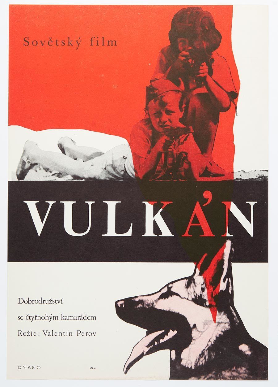 Movie Poster, Vulkán, Vladimír Václav Paleček, 1970
