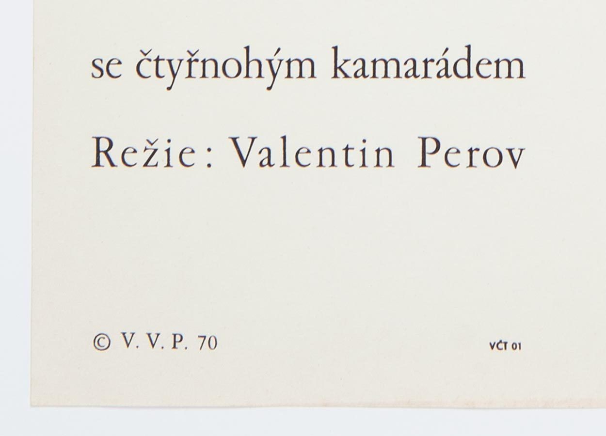 Movie Poster, Vulkán, Vladimír Václav Paleček, 1970 photo Art