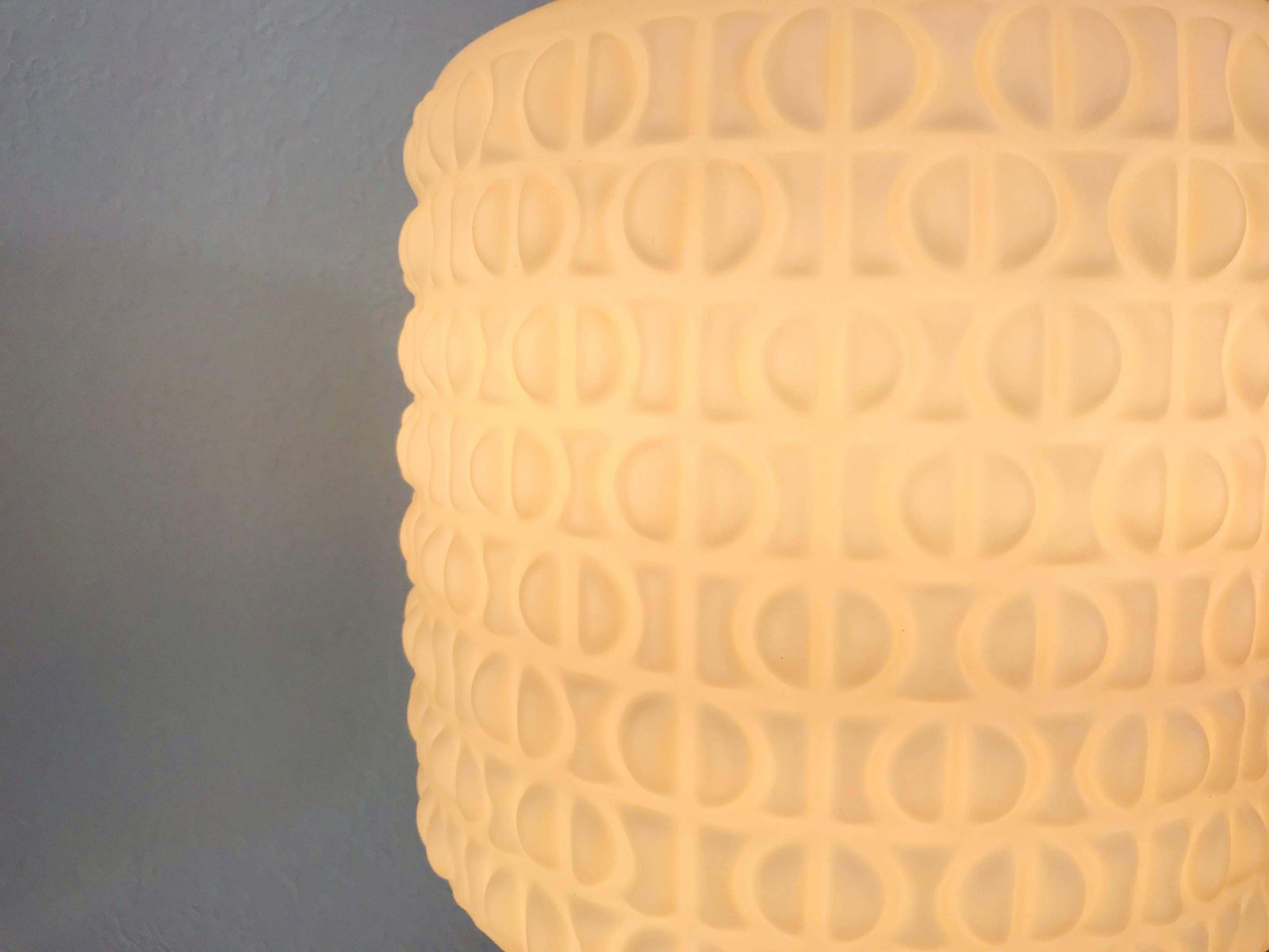 Very Large White Opal Hanging Lamp By Peill And Putzler, 1970s, Germany photo 752.0