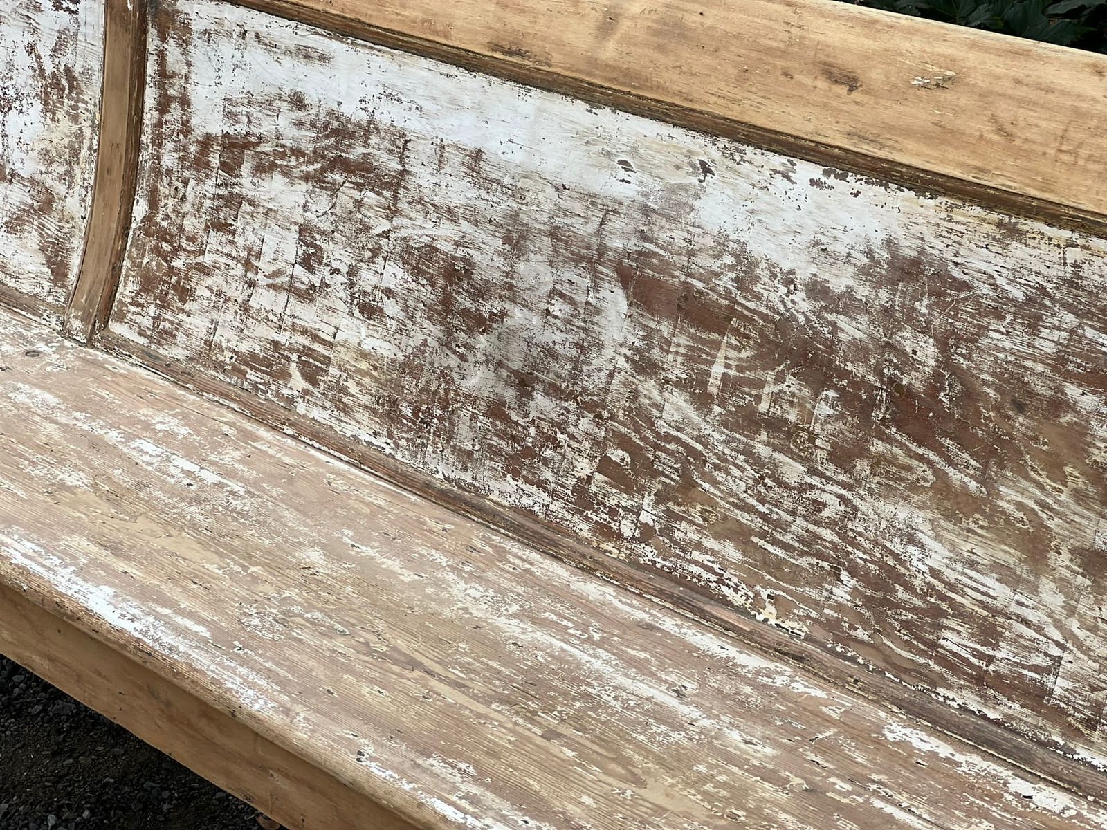 Very Long French Dining Bench, 1800s photo vinterior