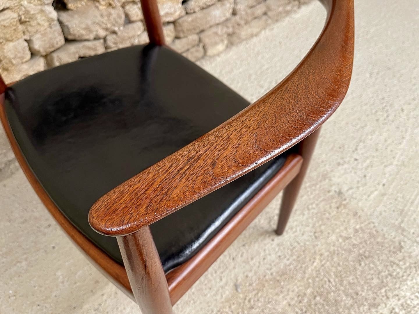 photo vinterior Hans J Wegner 'The Chair' Jh 503 By Johannes Hanson 1955 Desk Accent Statement Chair