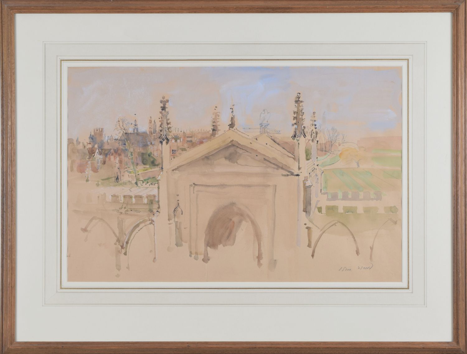 John Stanton Ward Cbe (1917 – 2007) St John’s College, Cambridge photo for sale