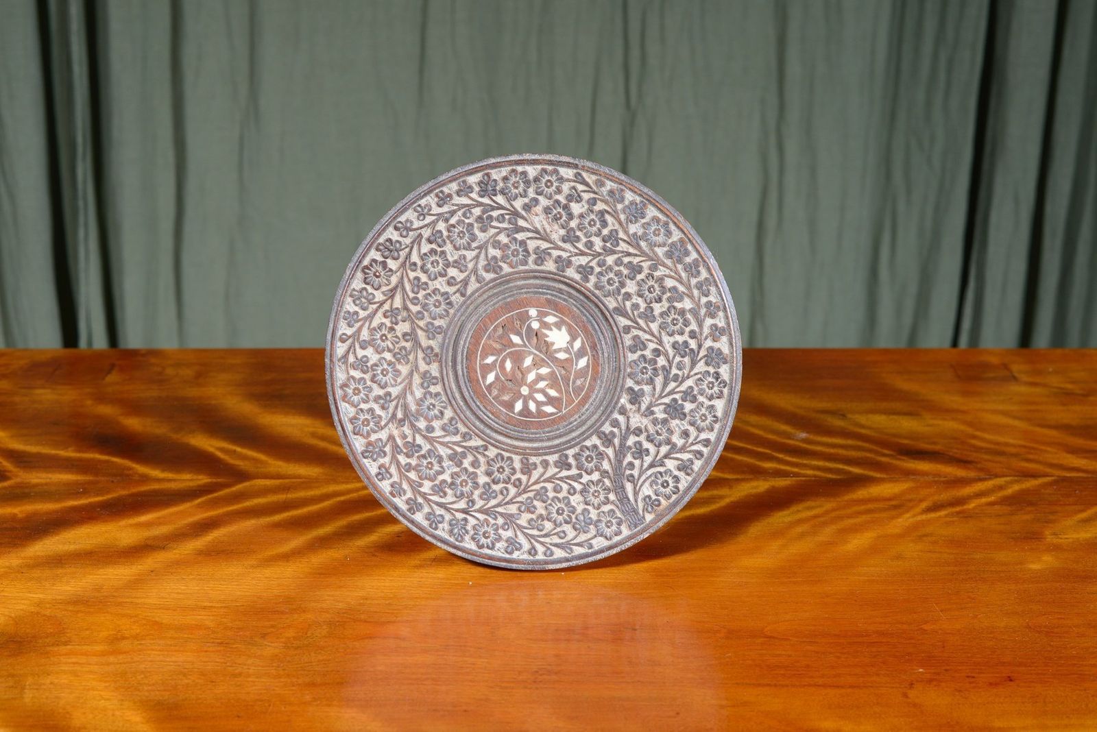 A Miniature Indian Hoshiapur Bone Inlaid Table   C.1920 photo for sale