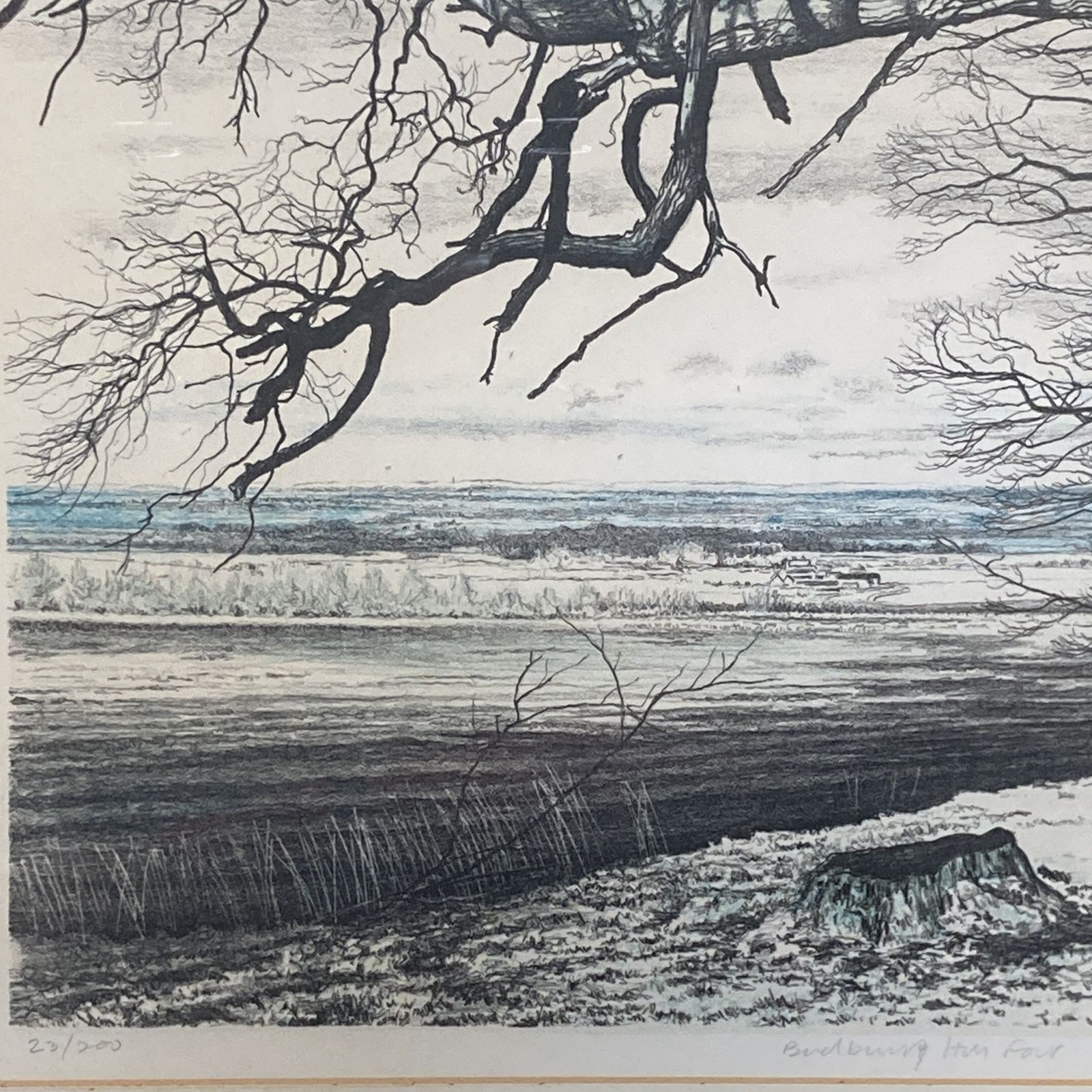 Badbury Hill Fort By George Guest, Circa 1960's photo Art