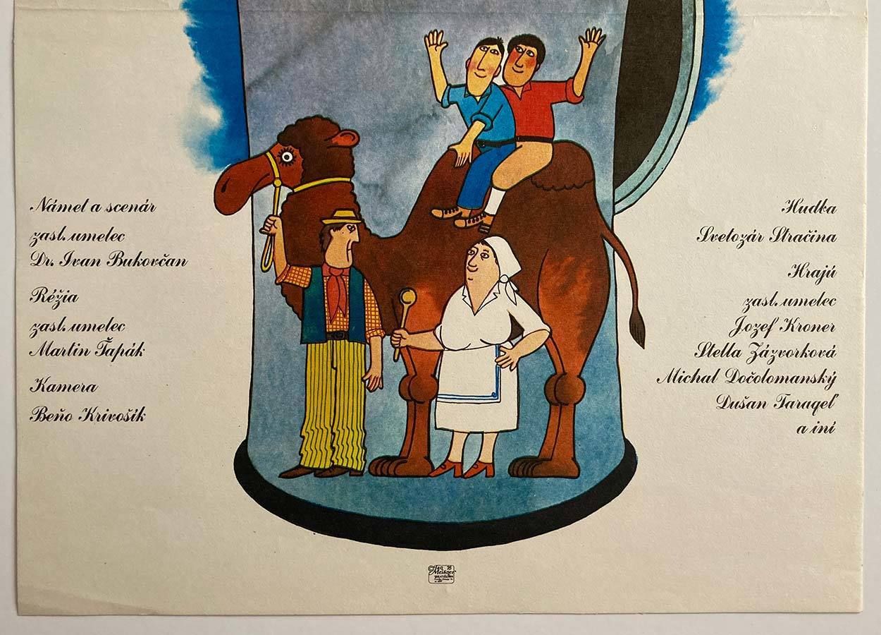 Original Film Poster, The Lost Lowlands, Jan Meisner, 1976, Genuine Czech Vintage Print photo vinterior