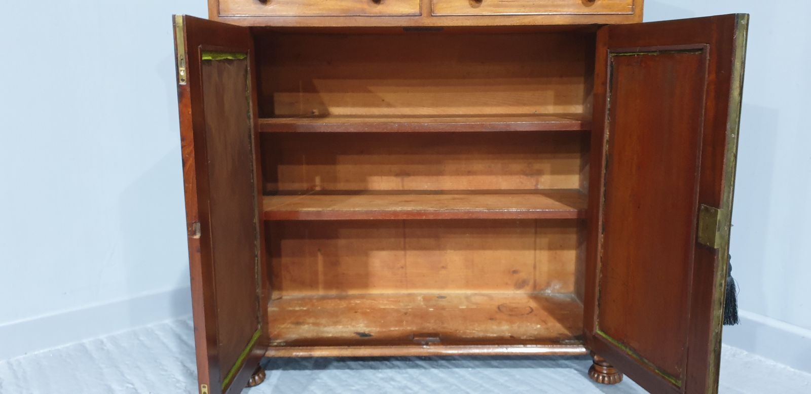 Superb Regency Mahogany Side Cabinet photo vintage