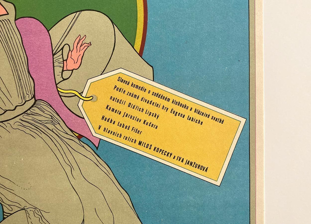 photo furniture Movie Poster, Straw Hat, Antonín Sládek, 1971