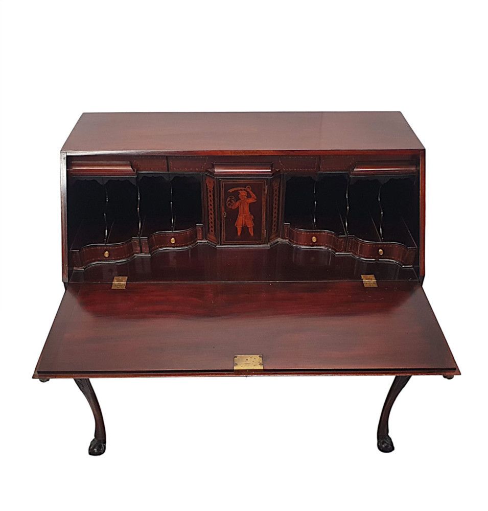 An Exceptional 19th Century Irish Fall Front Bureau By Butlers Of Dublin photo 10980.1098