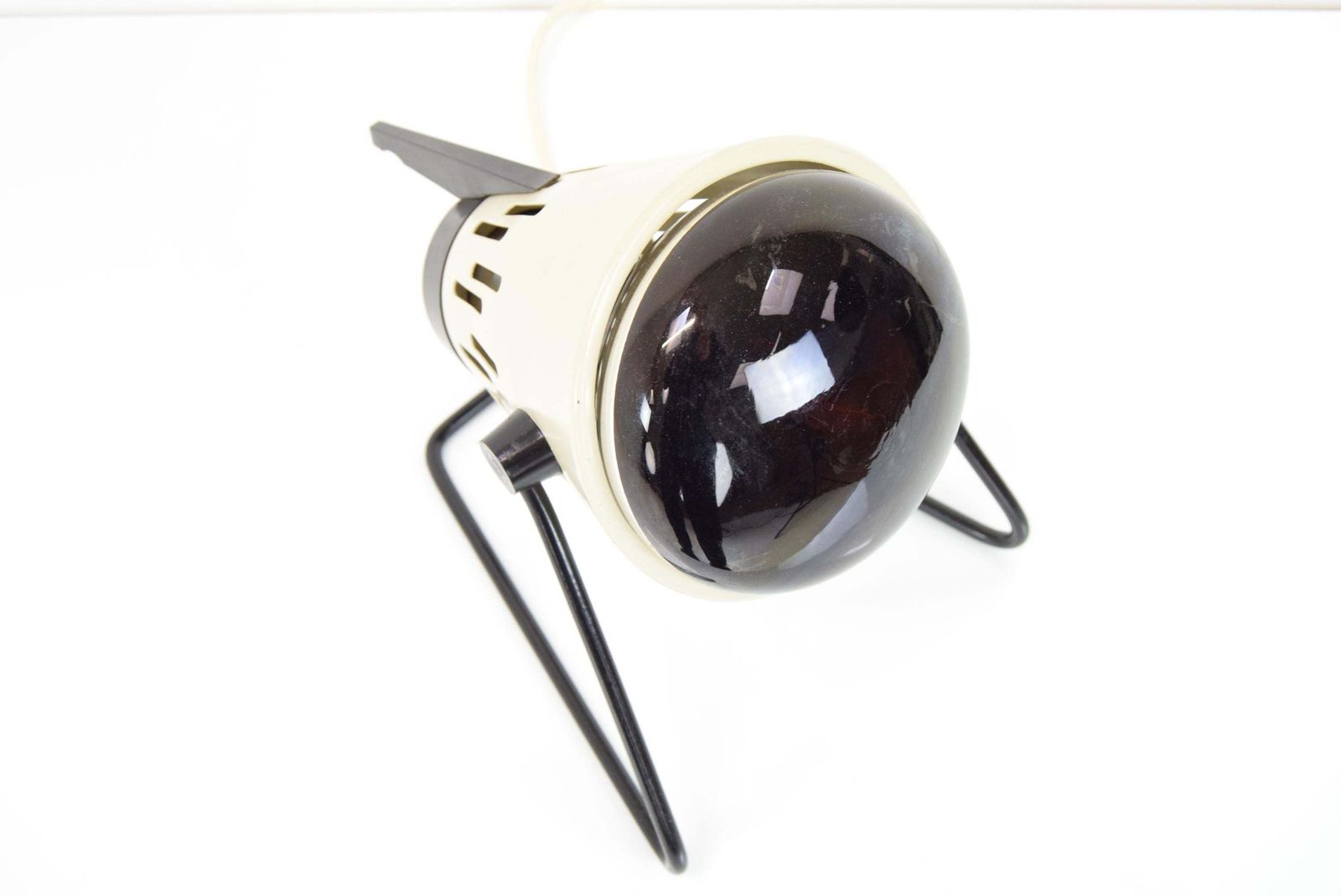Mid Century Infra Table Lamp,Red Light,Circa 1980's. photo vintage