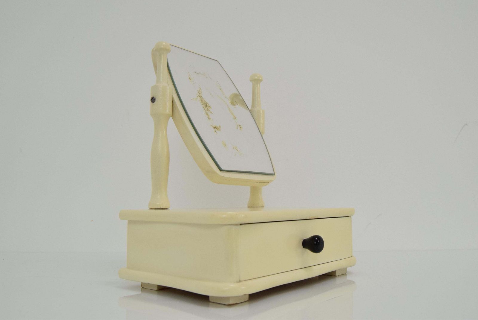 Home Decor Mid Century Children's Toilet Cabinet With Mirror,1970's. photo