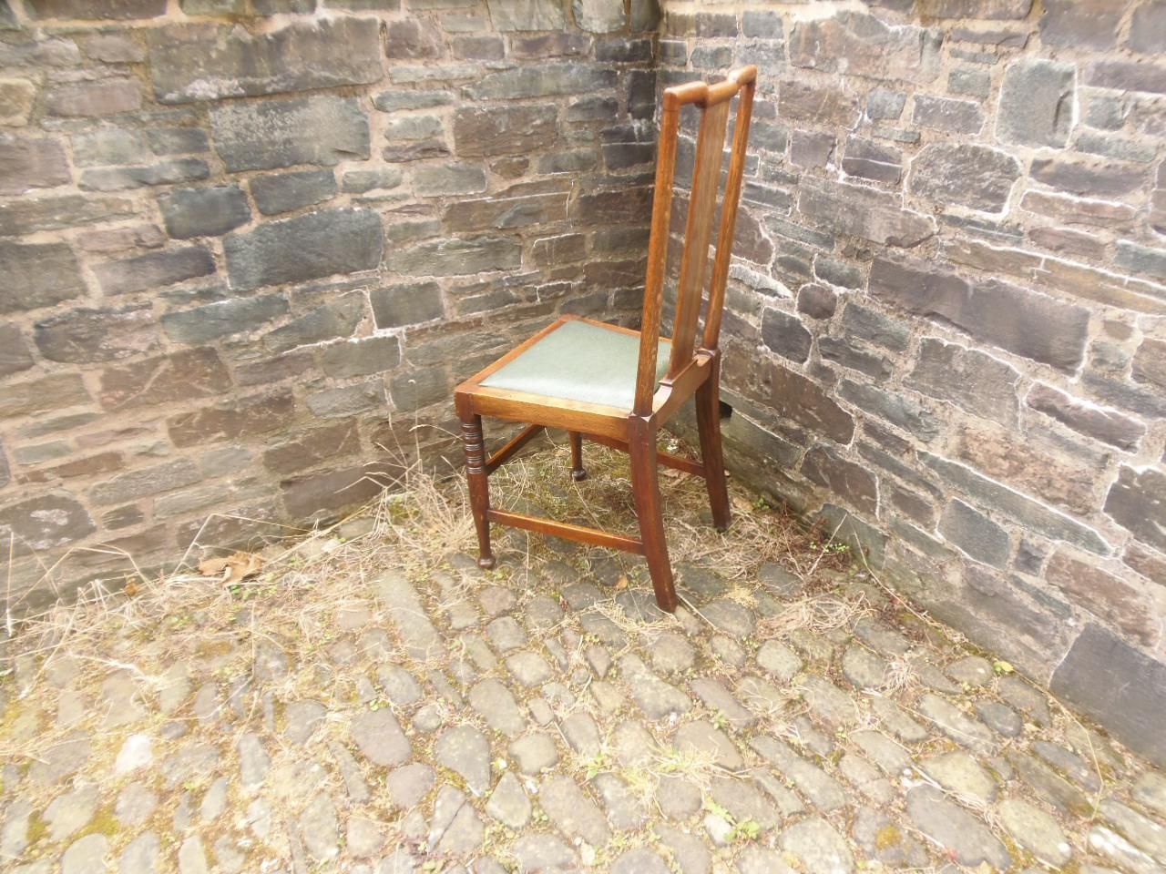 Richard Norman Shaw  .. Set Of Twelve Oak Chairs photo 2400.0
