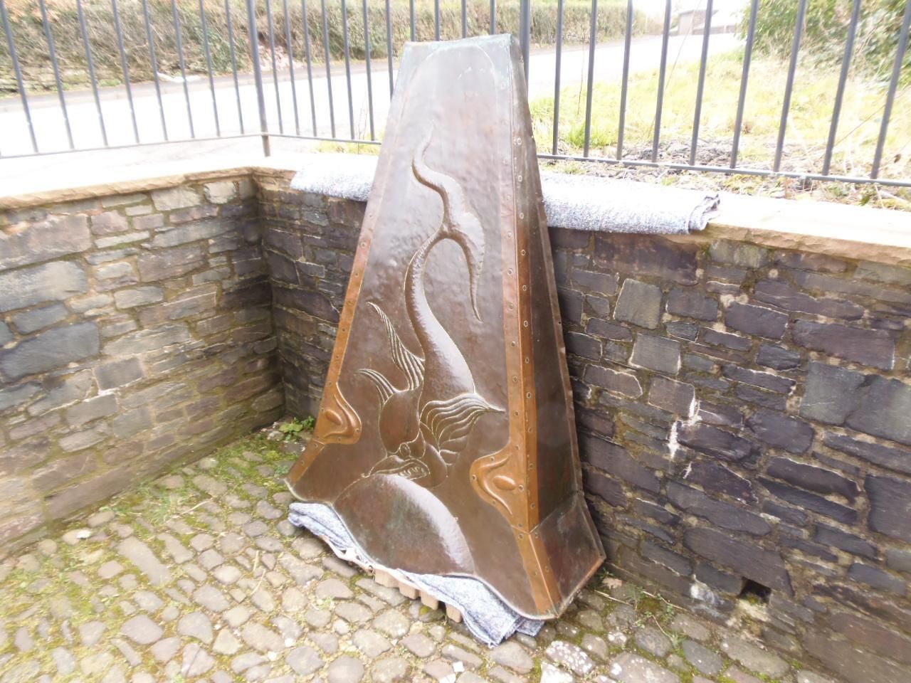 Copper Arts And Crafts  Fire Hood. .Newlyn/Pearson Style . photo for sale