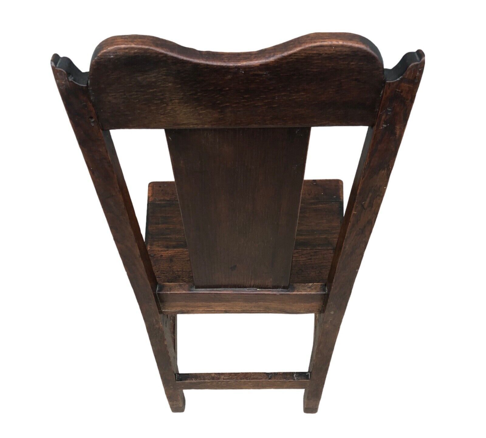 photo for sale Handsome Antique Carved Oak Hall Chair