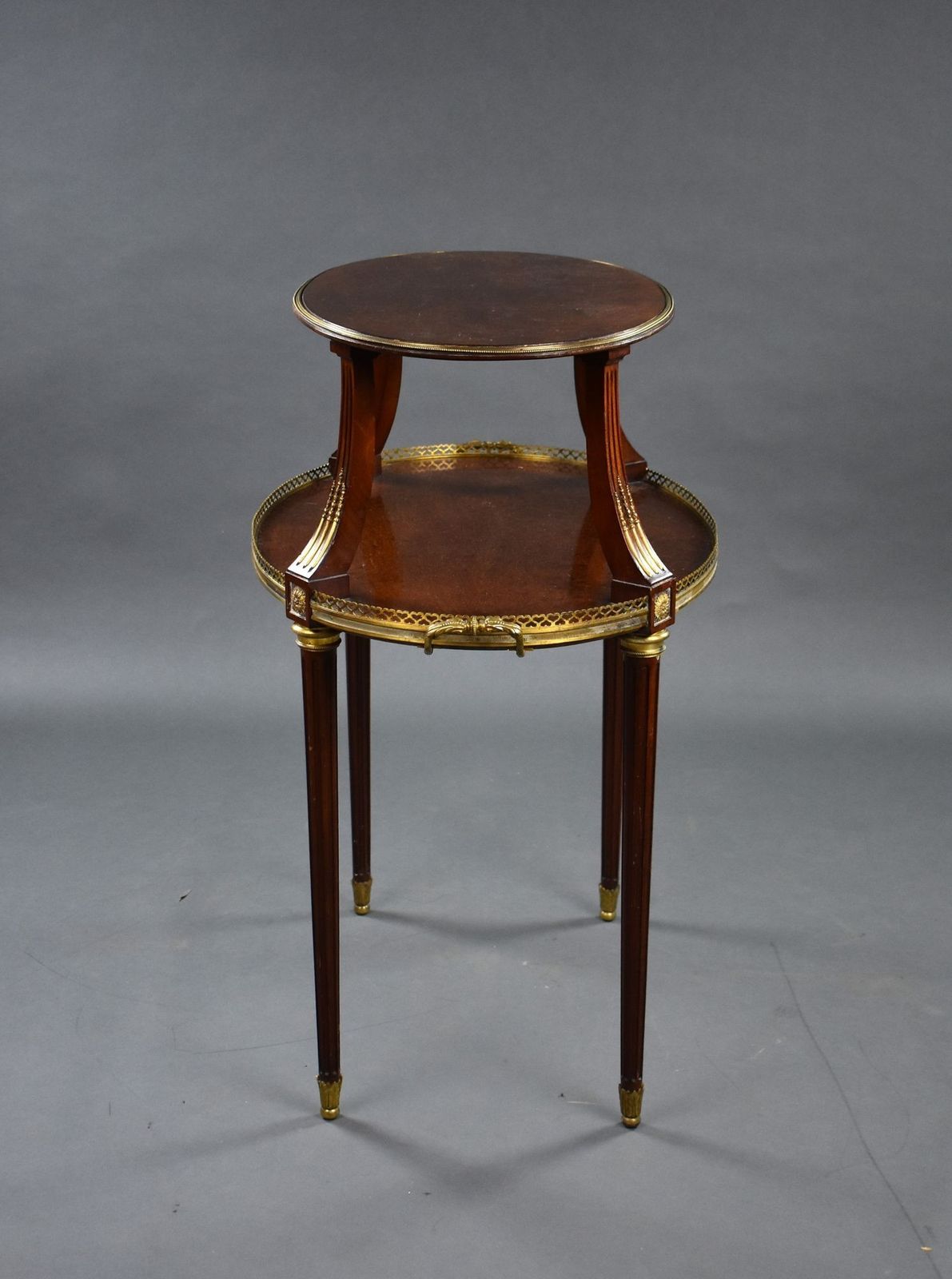 photo furniture 19th Century French Mahogany Etagere
