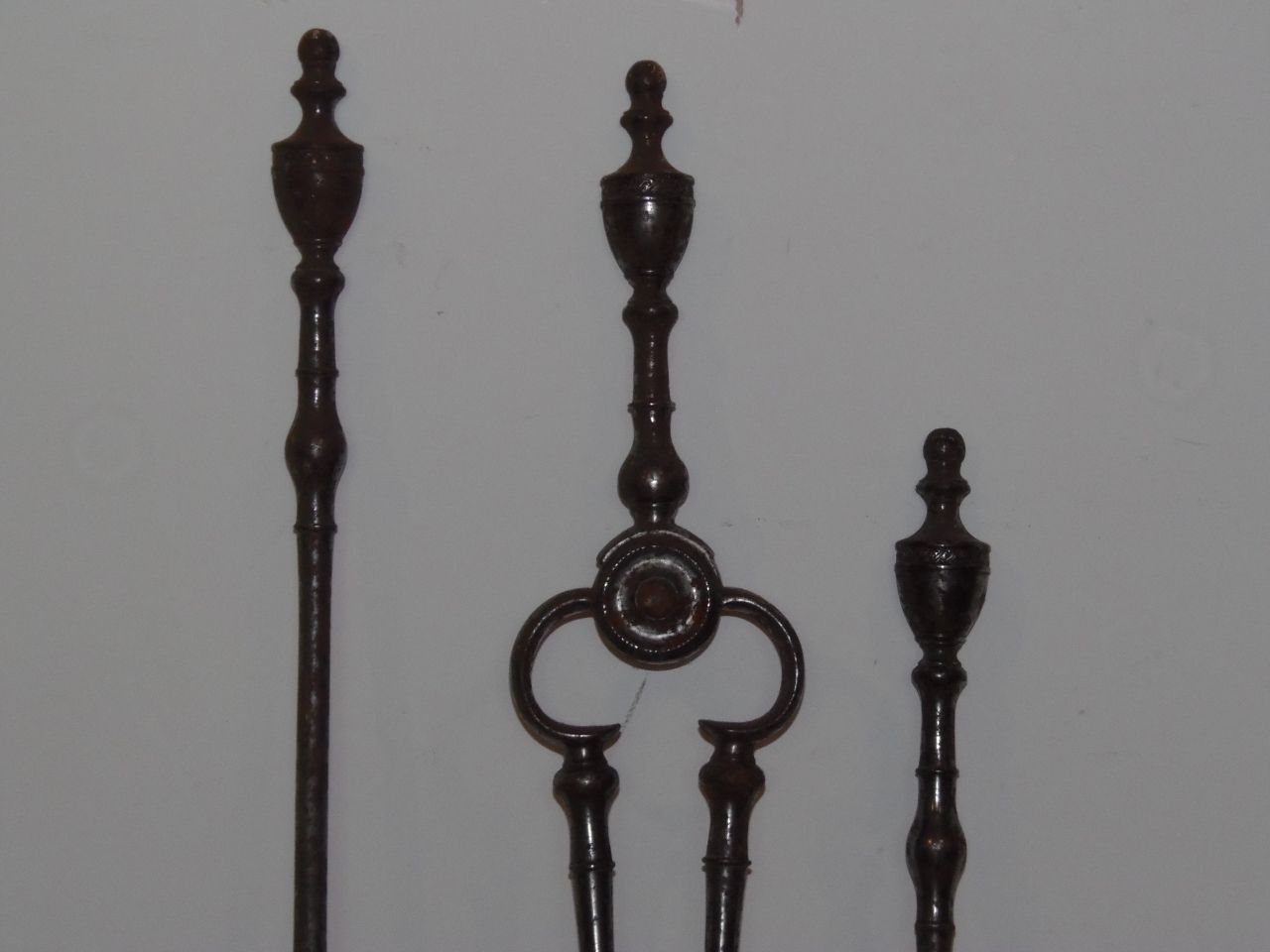Georgian Steel Fire Irons, 18th Century And Earlier photo vintage