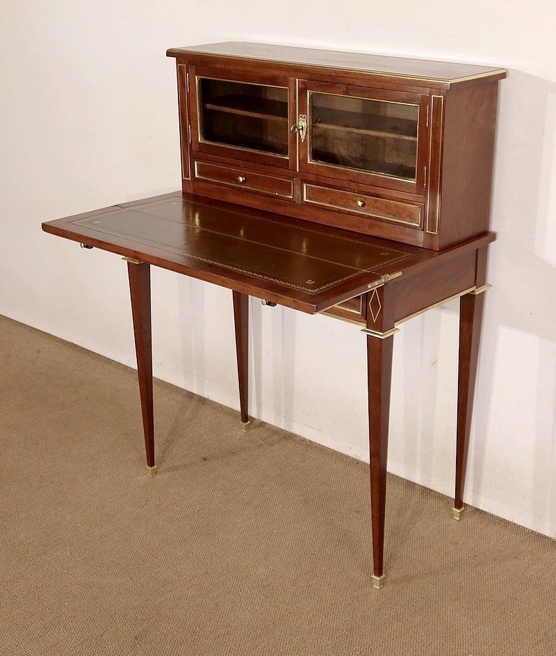 Bonheur Du Jour In Mahogany, Louis XVI Style – Mid 19th Century photo furniture