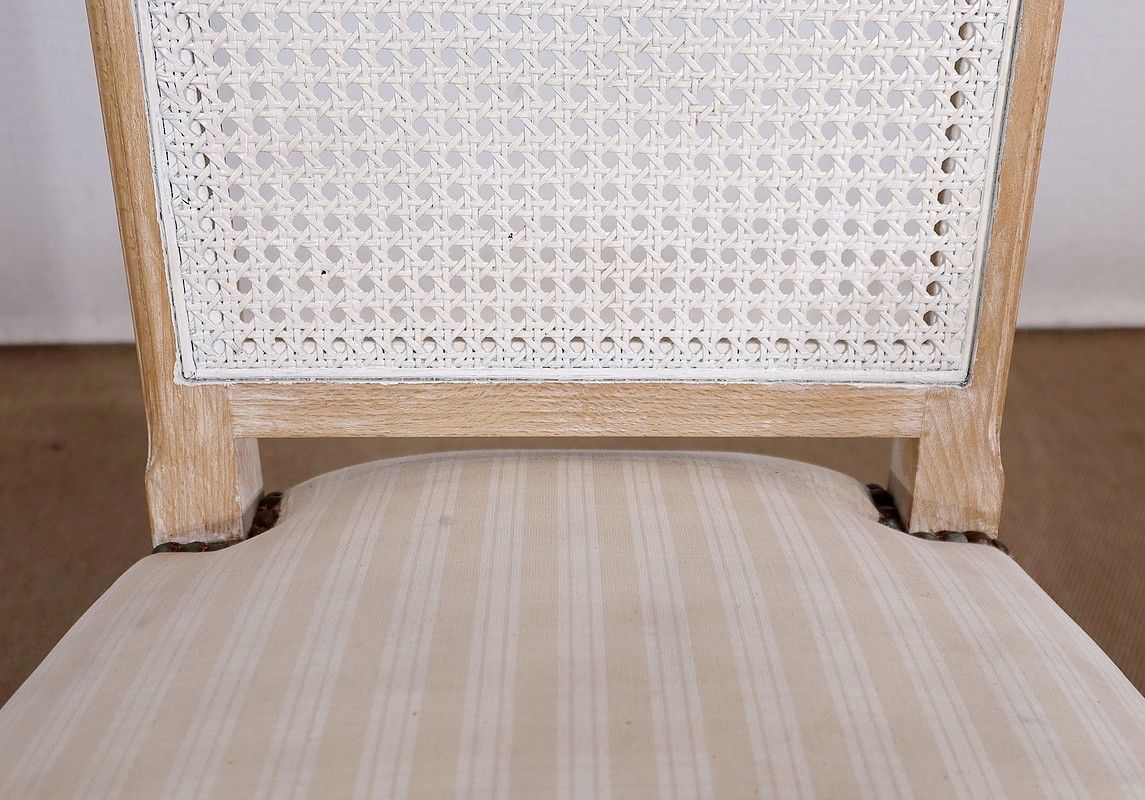 photo buy Set Of 4 Beech Chairs, Louis XV Regency Style, 20th Century
