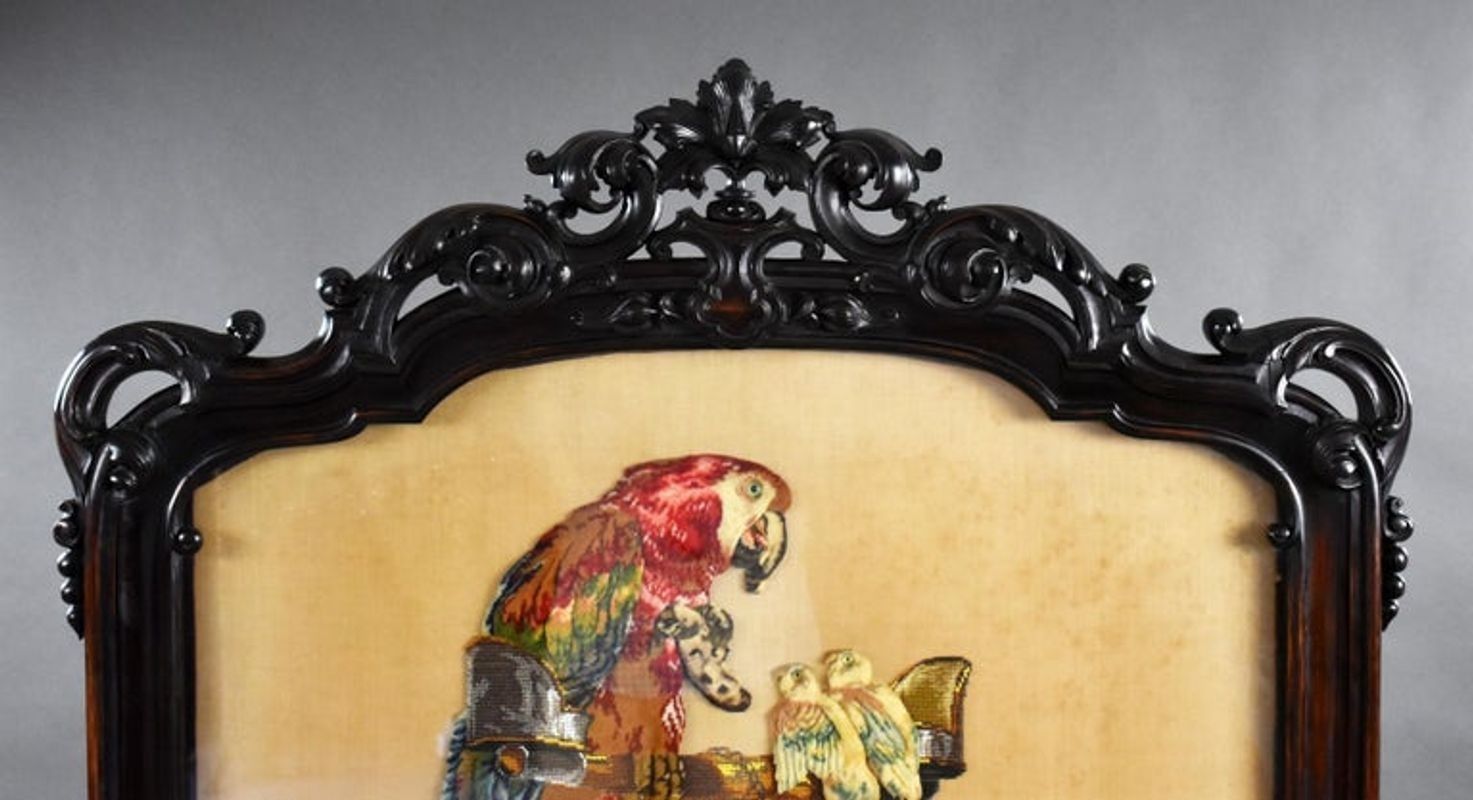 Large Victorian Screen, 1800s, Rosewood photo for sale