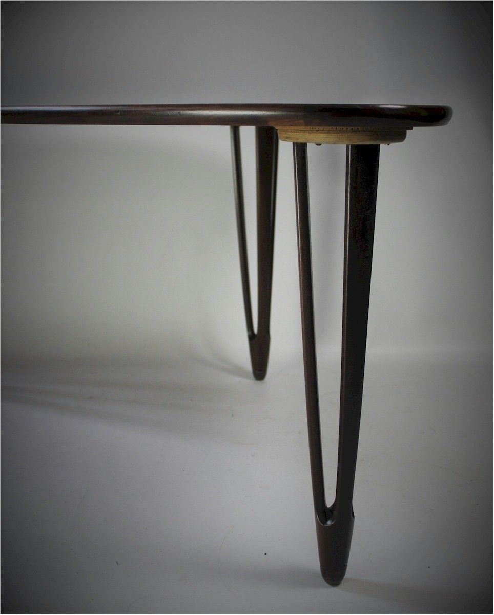 photo for sale Danish Triangular Teak Coffee Table From Bc Møbler