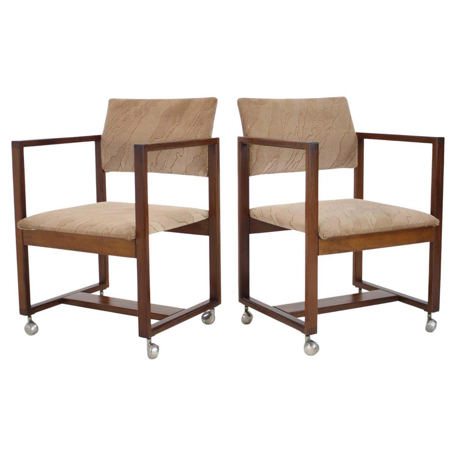 Pair Of Chairs Or Armchairs Czechoslovakia, 1980s