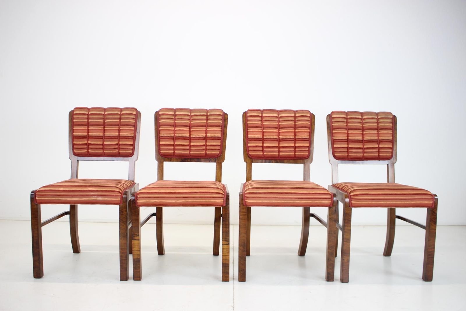 1930s Set Of 4 Art Deco Dining Chairs, Czechoslovakia photo for sale