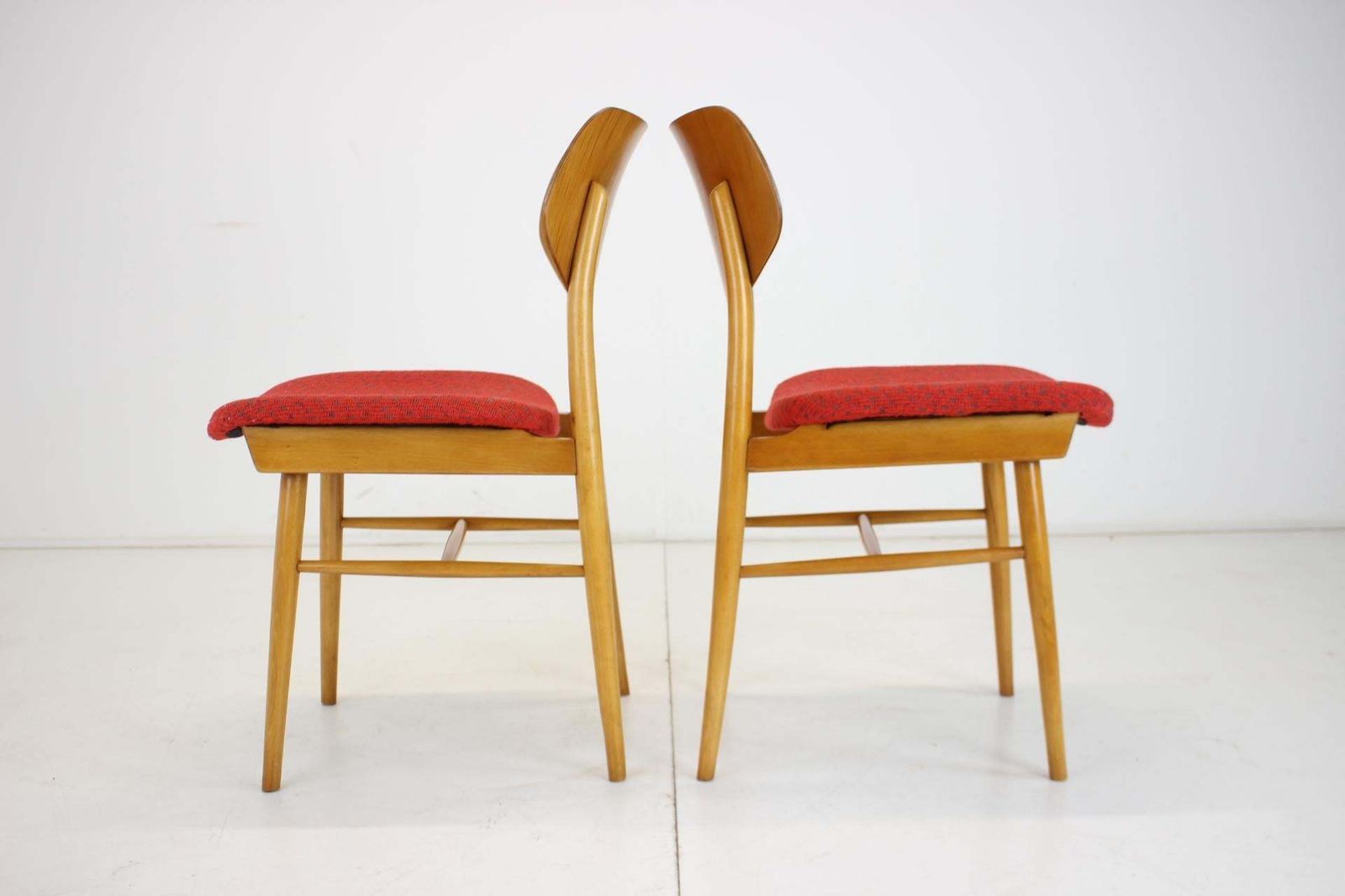 Pair Of Chairs By Ton, 1965 Czechoslovakia photo buy