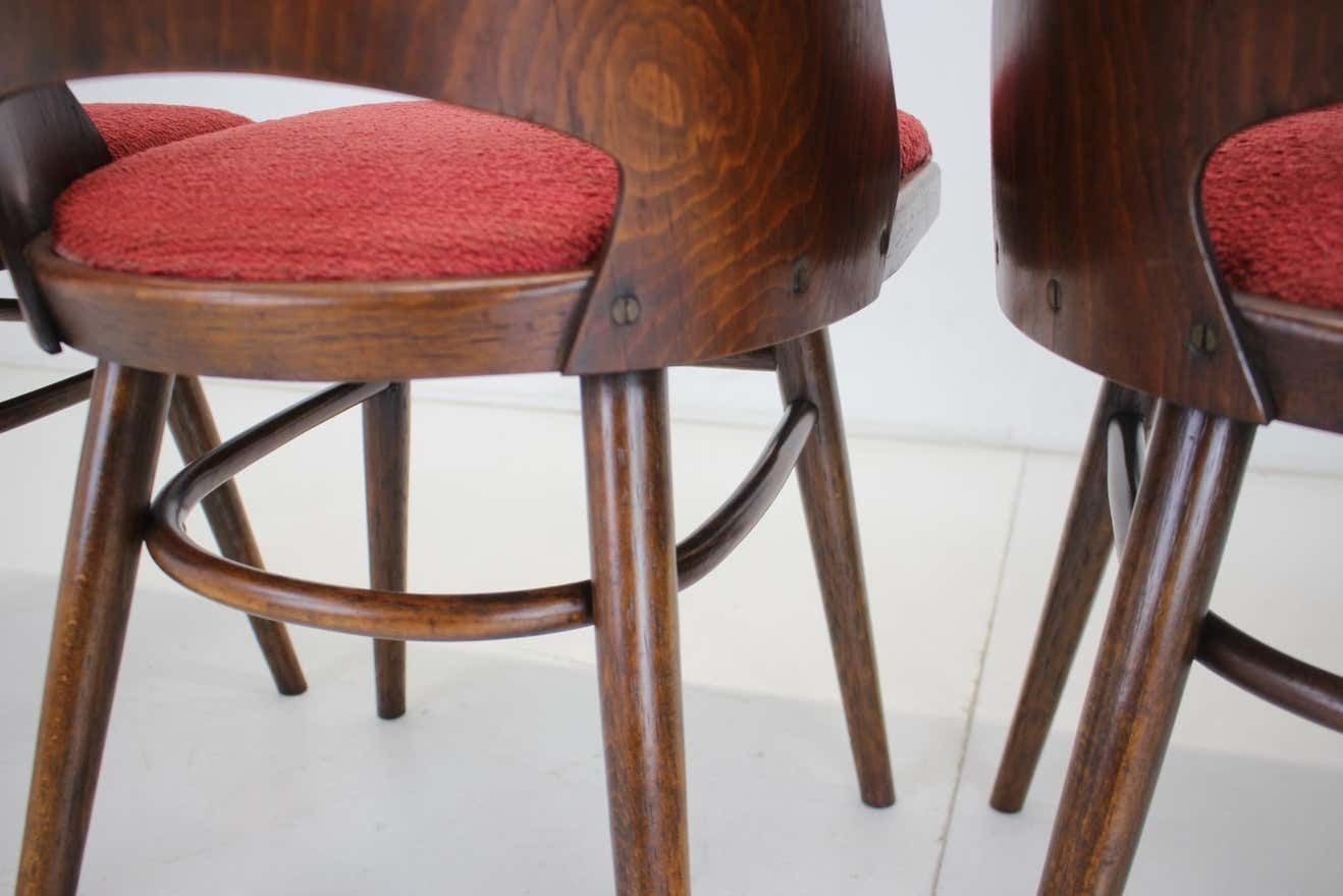 906.0 1960s Set Of 4 Oswald Haerdtl Dining Chairs For Ton/Thonet, Czechoslovakia photo