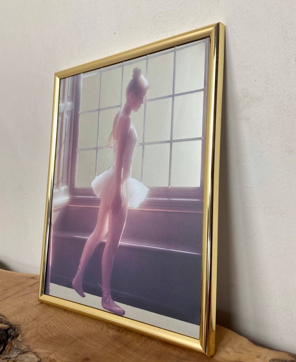 Beautiful Vintage Art Nouveau Ballerina Ballet Decorative Mirror Wall Art Collectibles Piece Christmas Gift