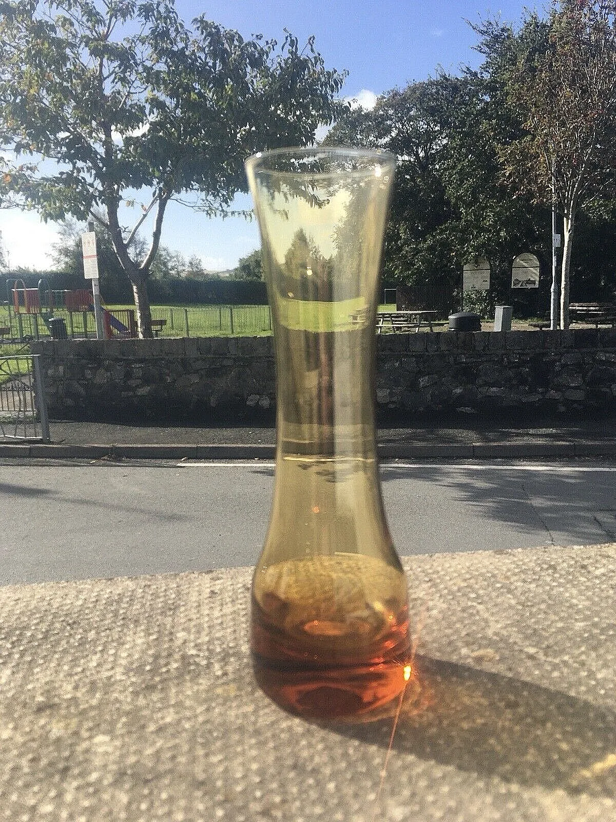 Home Decor Retro 60's 70's Scandinavian Glass Vase Swedish Aseda Sea Glasbruk Kosta Boda photo