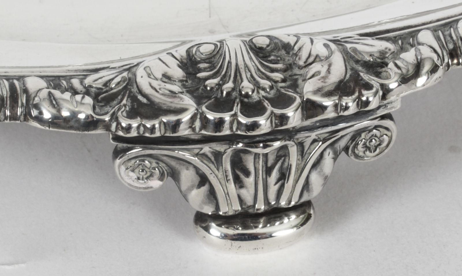 photo for sale Antique Paul Storr George III Sterling Silver Salver 1811 19th Century