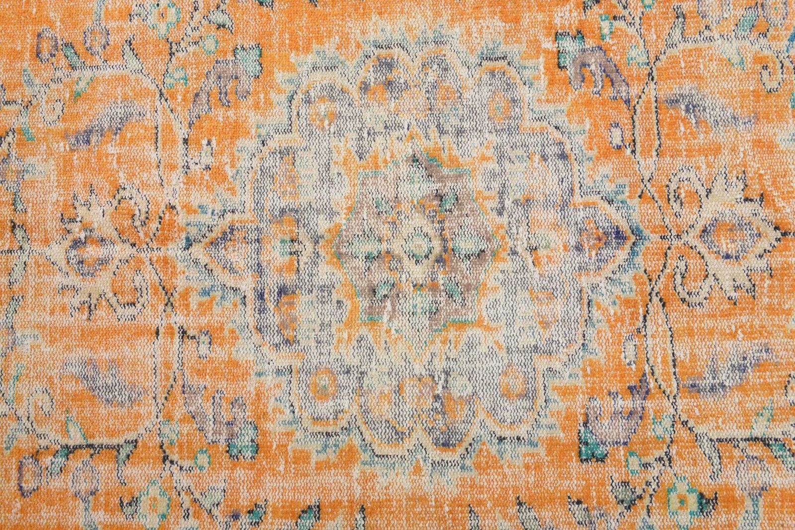 Turkish Rug, Oushak Handmade Wool, Overdyed Green, Oriental Hallway Rugs, Farmhouse Decor, One Of A Kind, Traditional Carpet photo 623.0