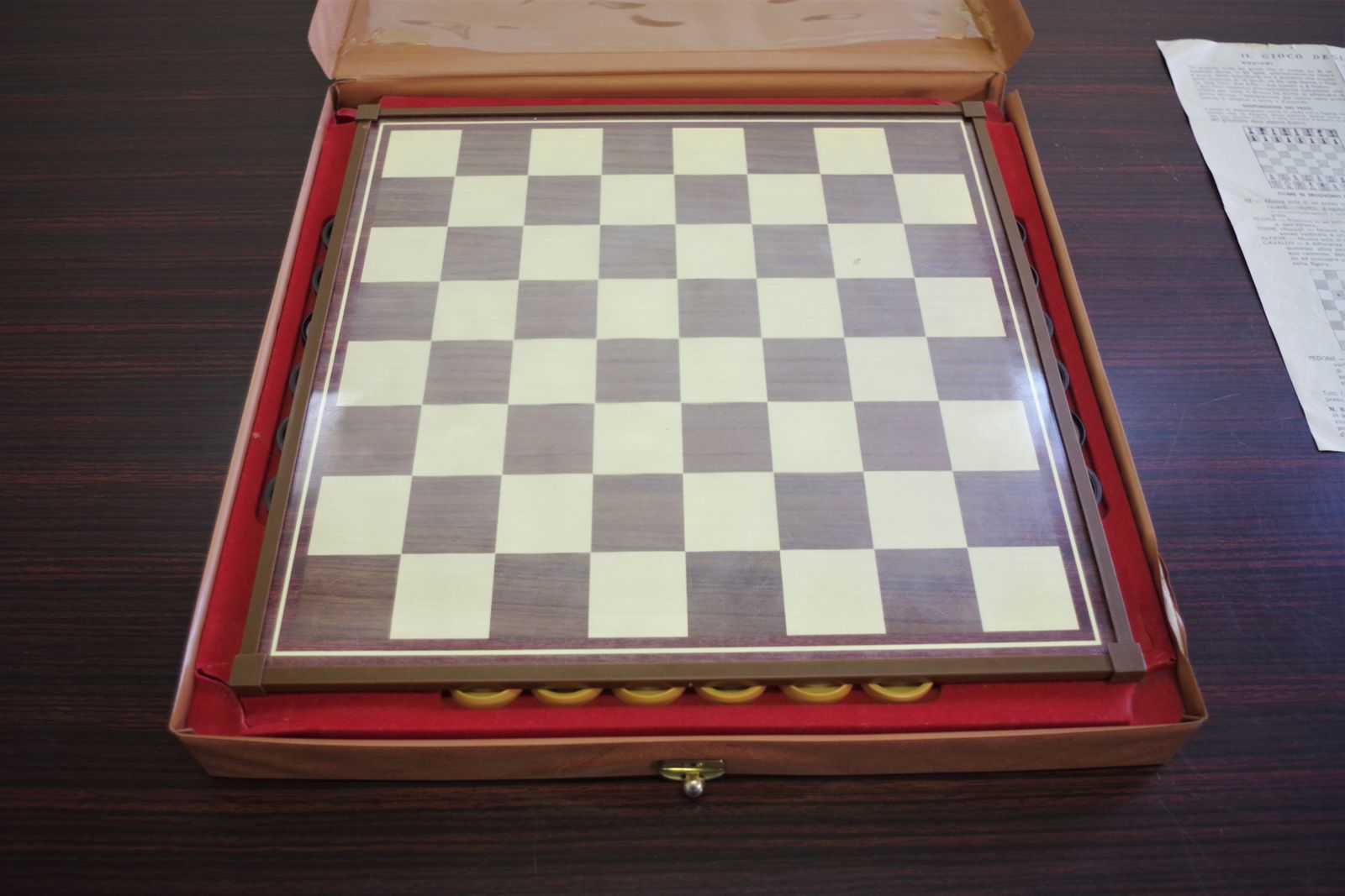 photo vinterior Made In Italy Chessboard From The 1970s