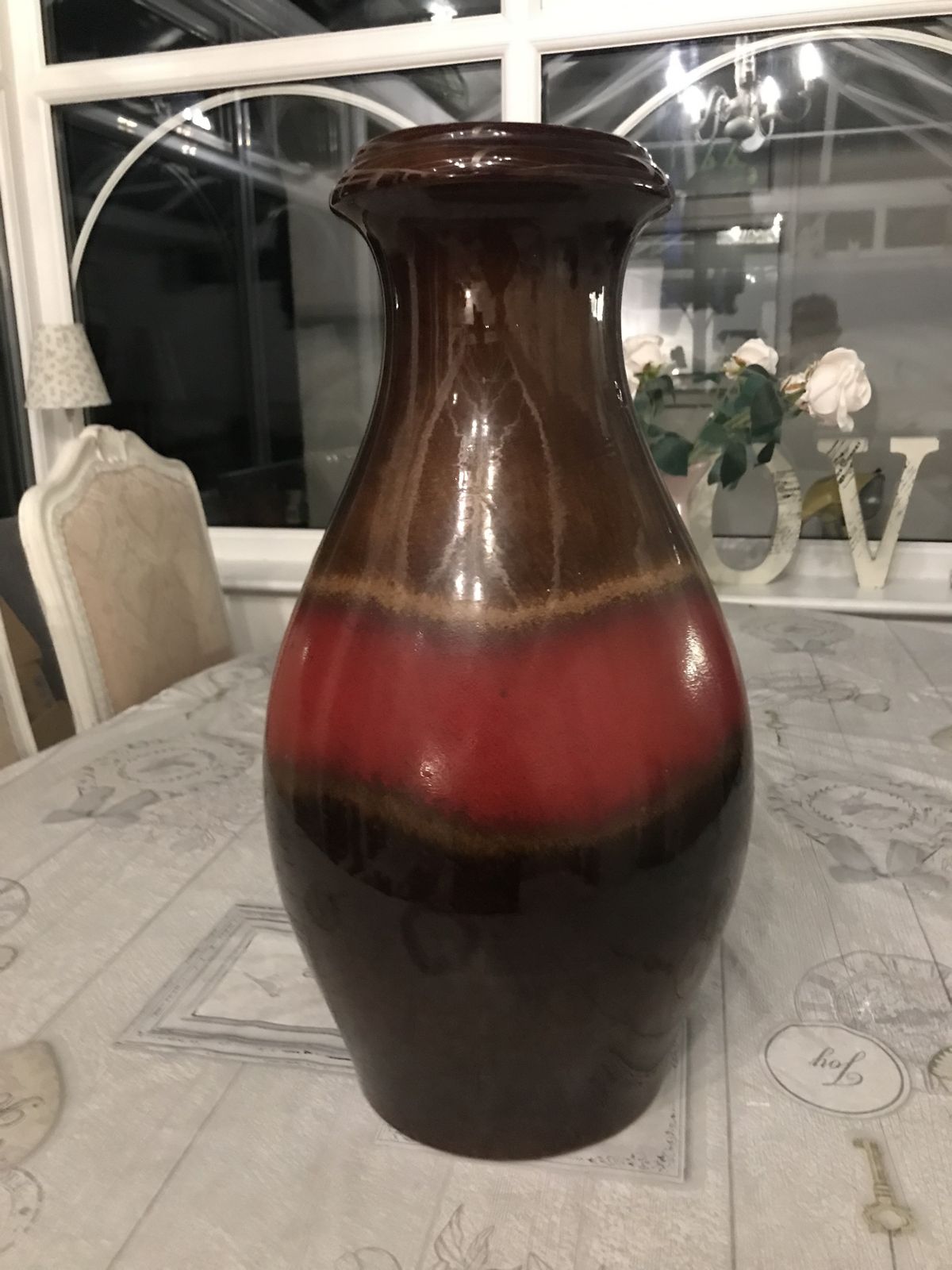 Vintage Scheurich   Keramik 223 45 Large Lava Vase . photo furniture