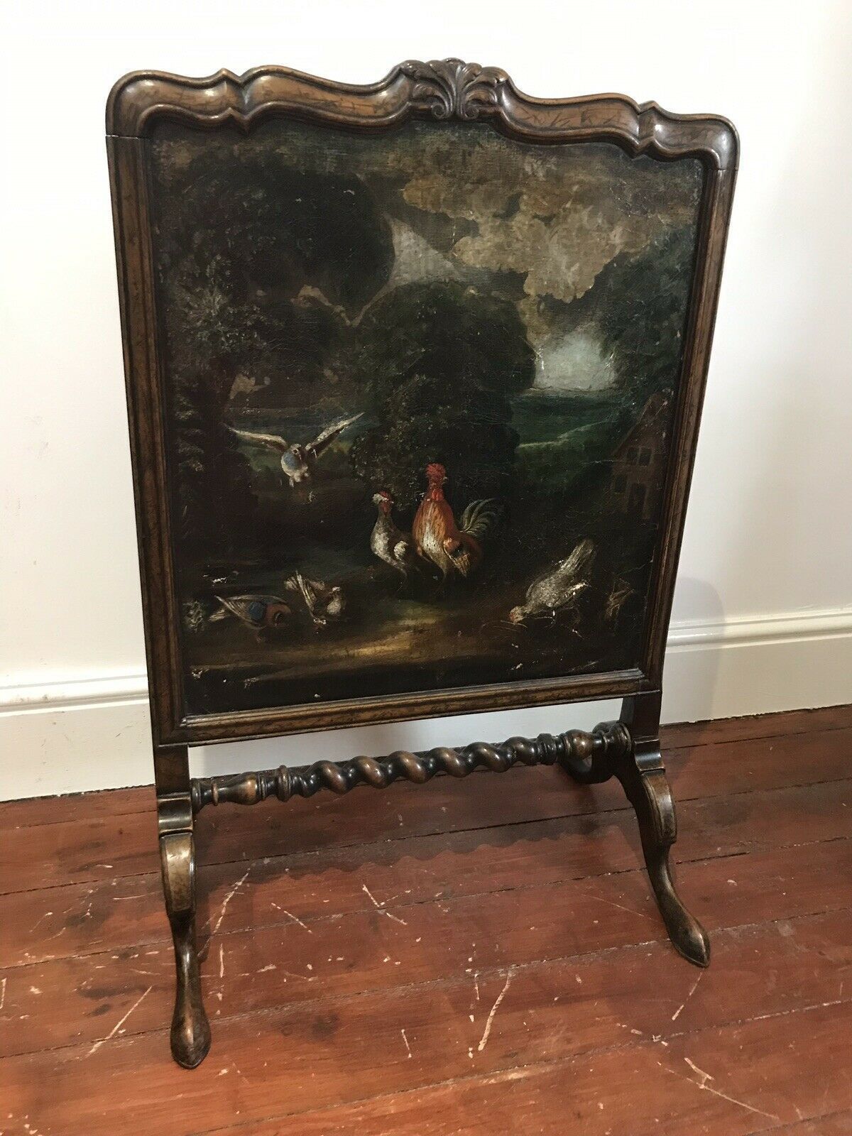 Museum Quality 18th Century Period Dutch Fire Screen photo furniture