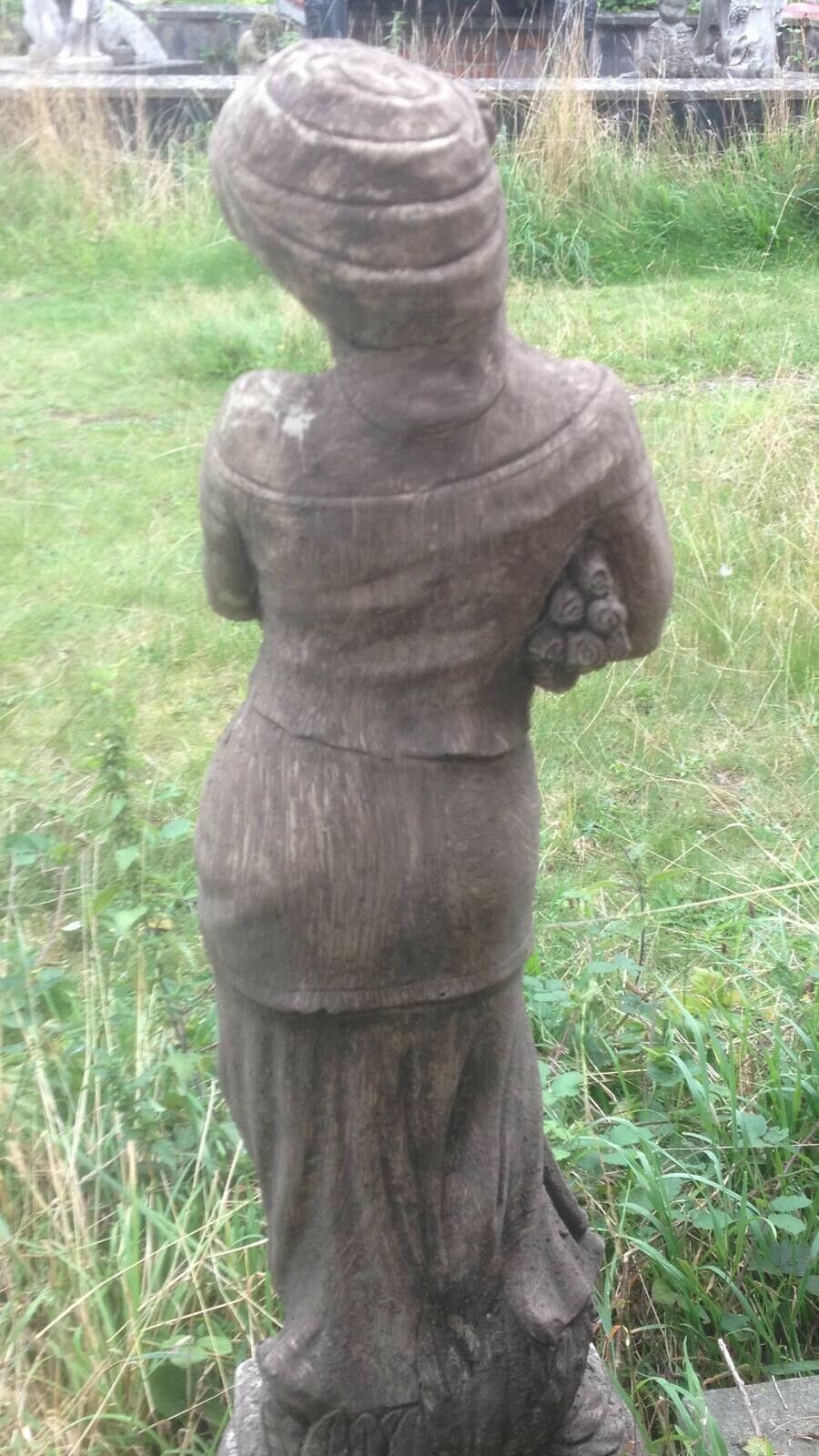 Wheat Maiden Statue In The Regency Style Upon A Corinthian Plinth photo buy