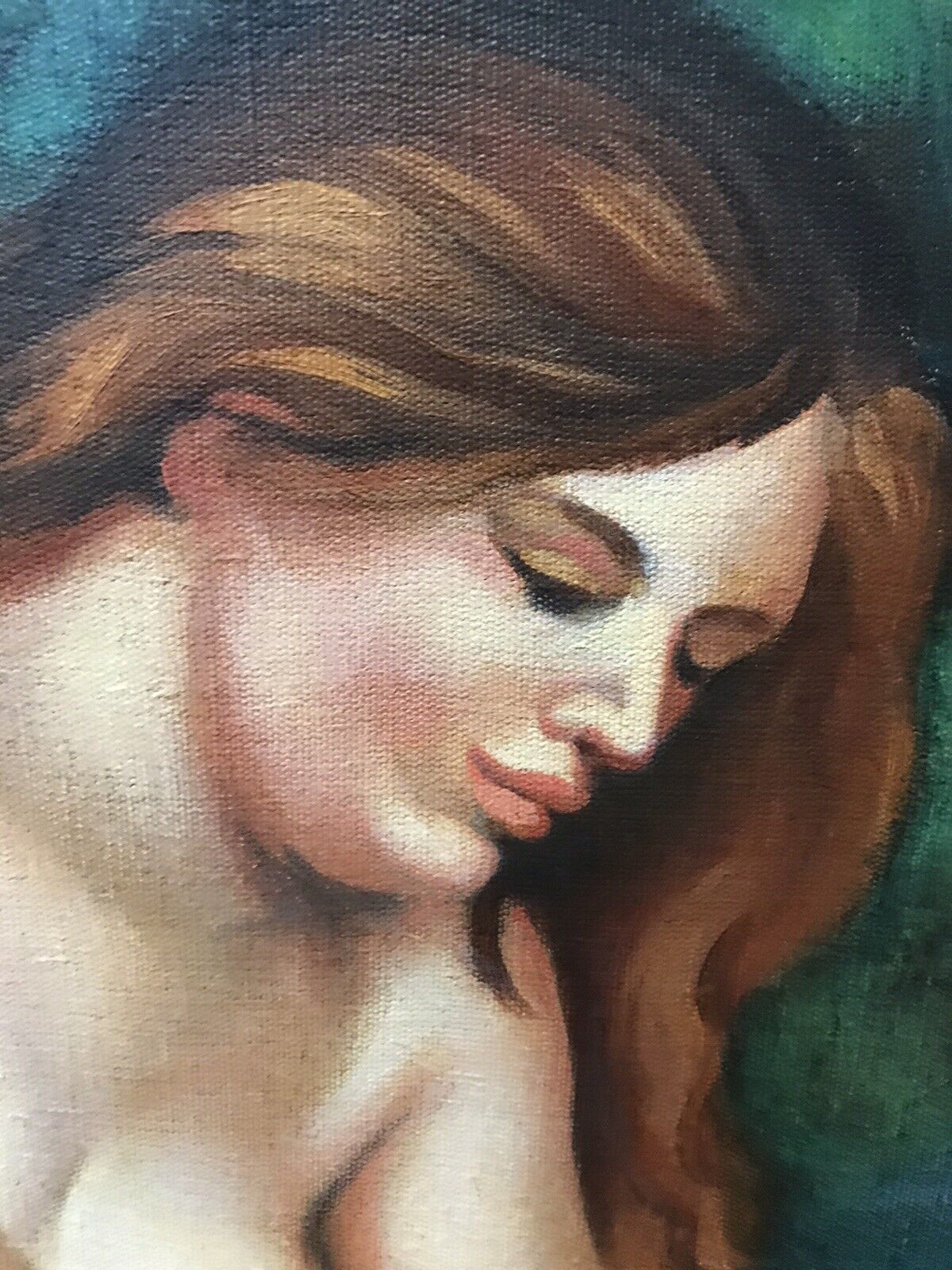 Original Painting Contemporary Nude Work Of Art By Artist Malcolm Morris photo vinterior