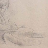 'Portrait Of A Young Girl Writing' By Guillaume Dulac (Circa 1920s) photo buy