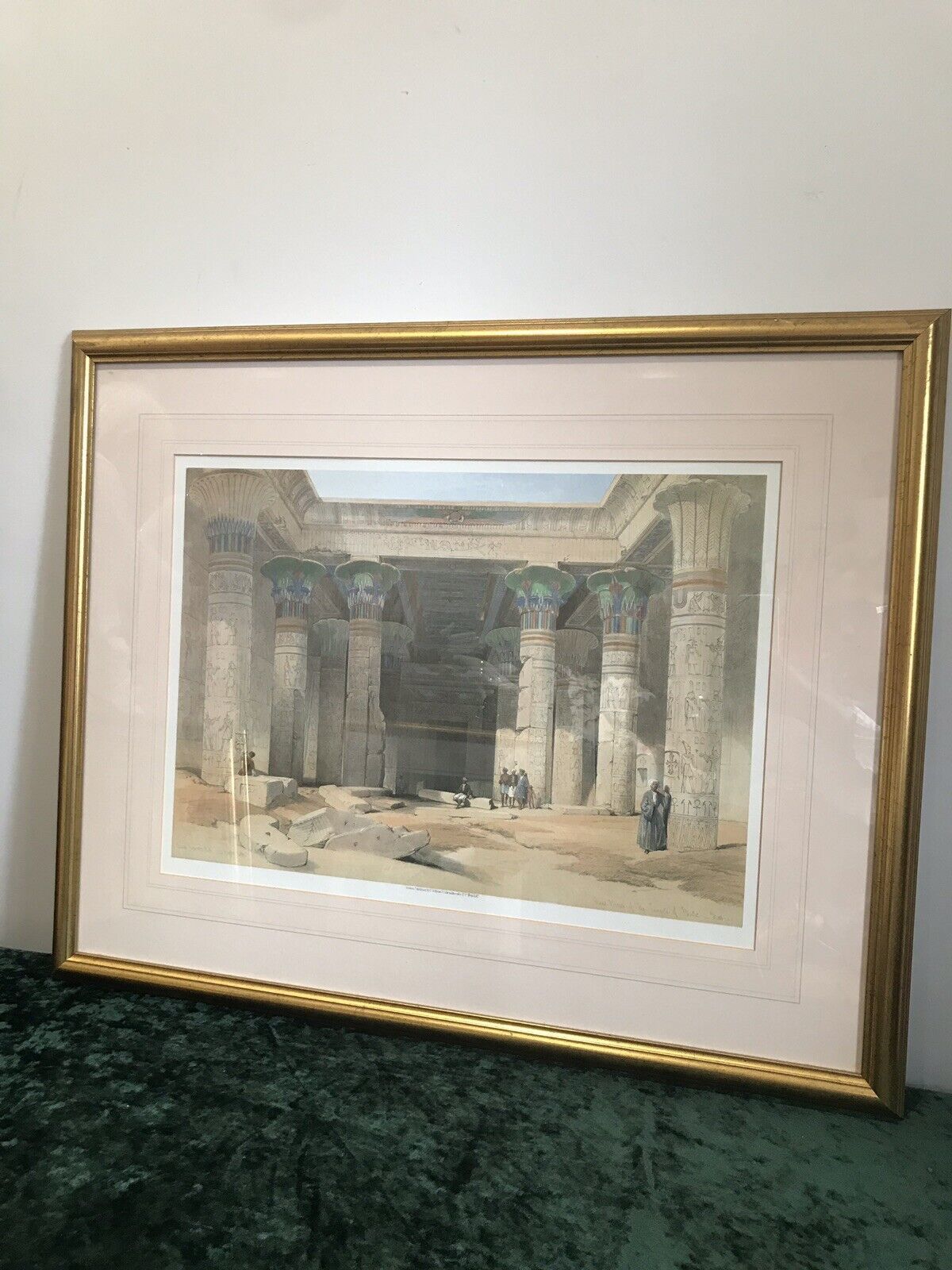 Fine Lithograph Grand Portico Of The Temple Of Philae David Roberts R.A photo furniture