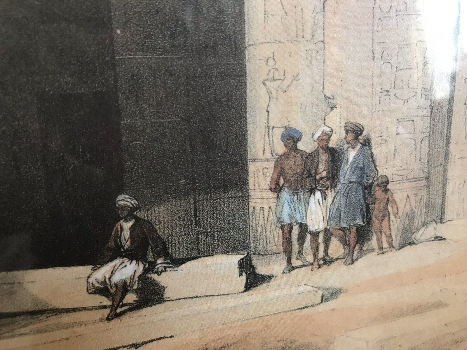 Fine Lithograph Grand Portico Of The Temple Of Philae David Roberts R.A photo 2135.0