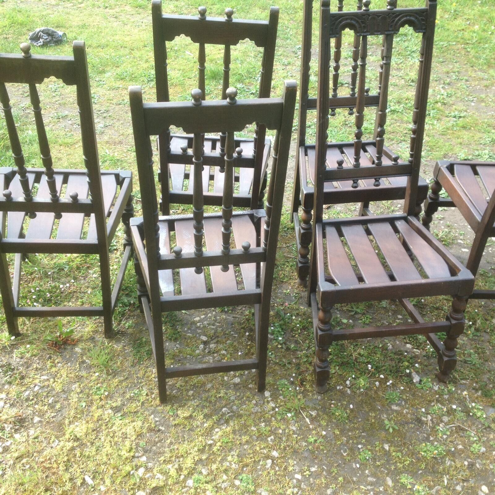 Country Style Ercol English Period Style Chairs Set Of 6 photo 375.0
