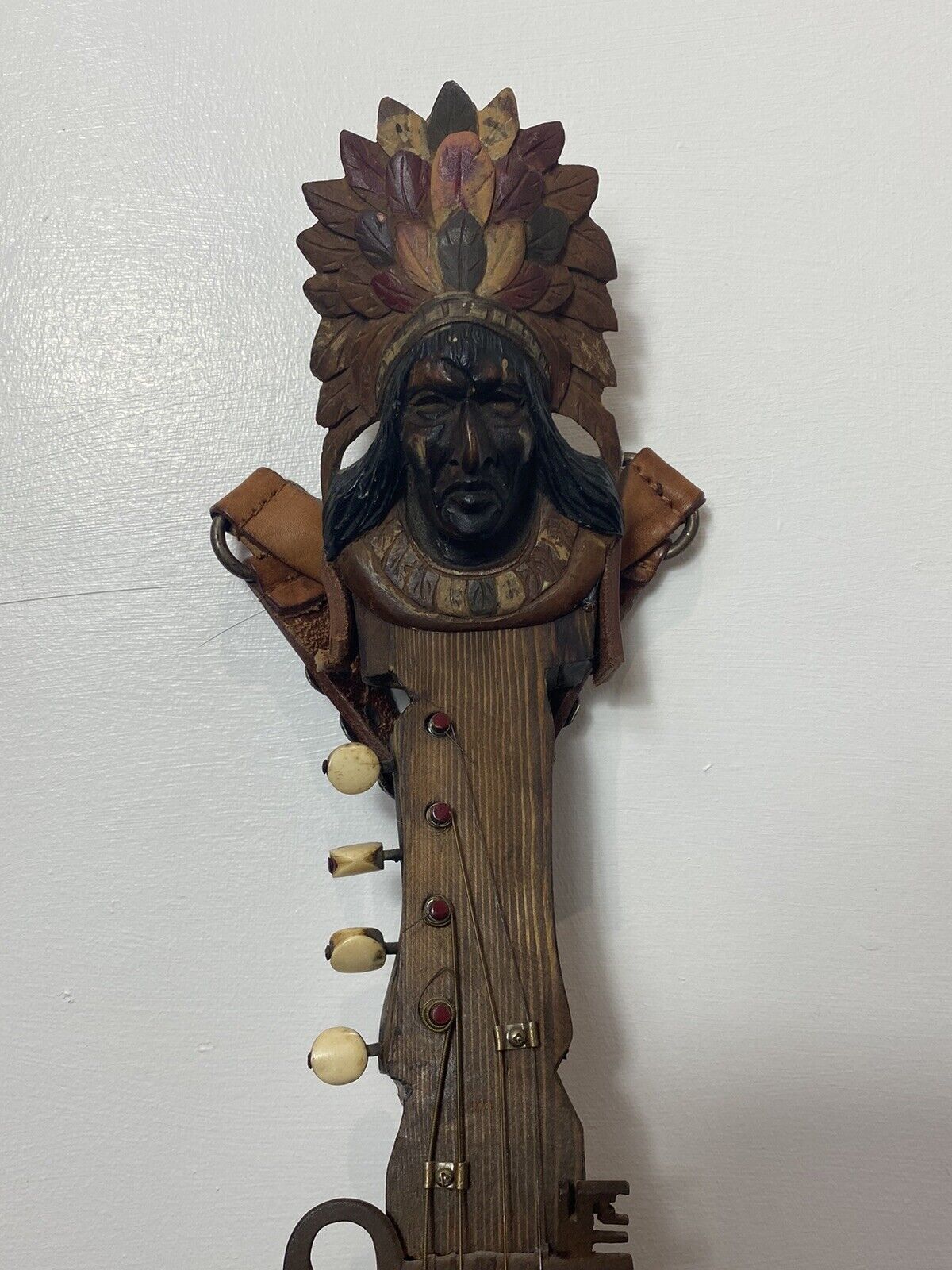 photo for sale Novelty Collection Of 5 English Country Pop Art Banjo & Lute Style Instruments