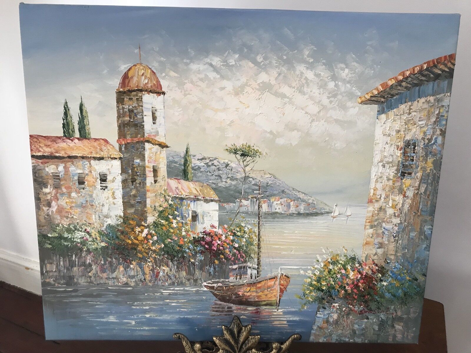 Italian Landscape Stunning Harbour In Southern Italy By Roberto Rossini photo for sale