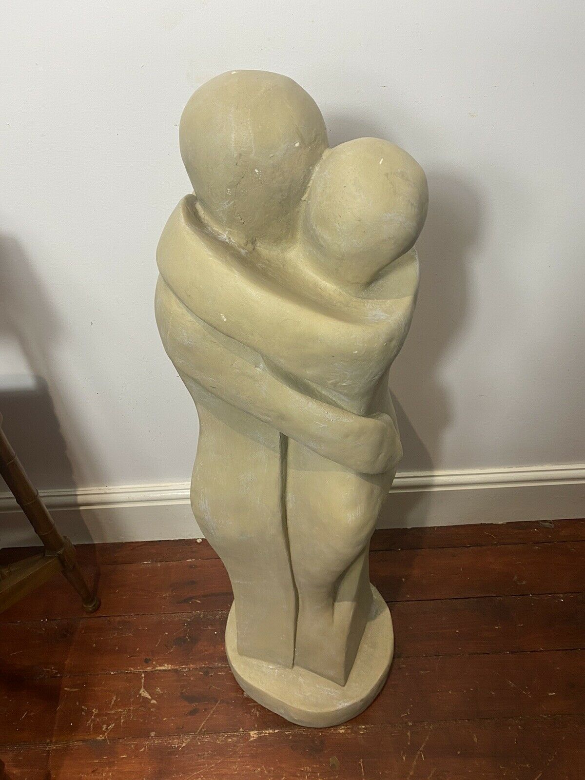Large 20th Century Modern Art Sculpture In The Style Of Henry Moore photo vintage
