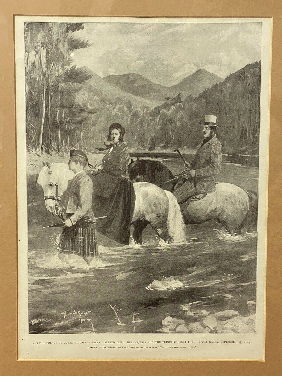 photo furniture Set Of 4 19c Victorian Historic Royal Memrobillia Lithographs By British Artists