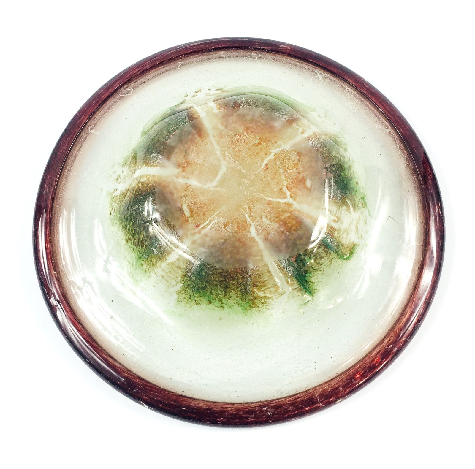 photo furniture Large Art Deco "Ikora" Art Glass Bowl By Karl Wiedmann For Wmf, Germany, 1920s/30s