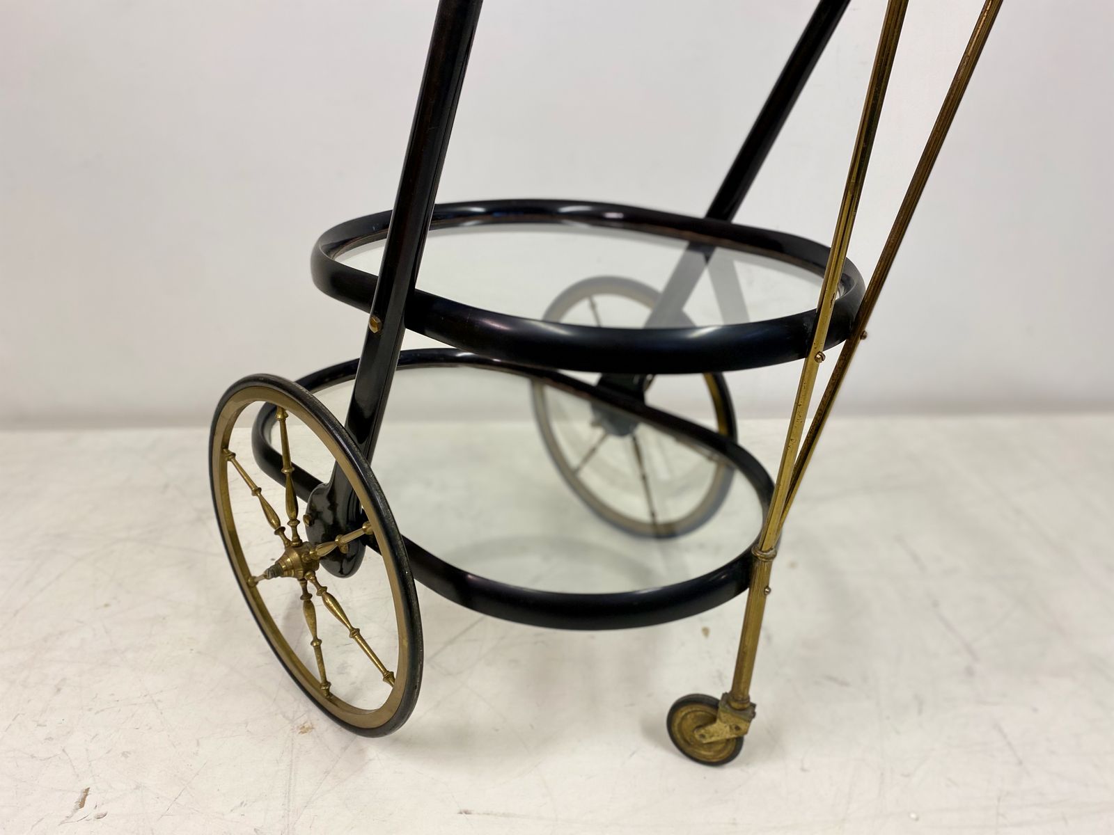 1950s Italian Lacquered Drinks Trolley Or Bar Cart photo buy